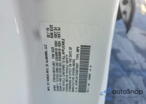 2019 Honda Odyssey Exl from USA, damaged, VIN 5FNRL6H7XKB076851
